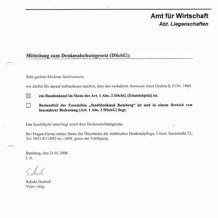 Gaestehaus Alter Graben 8 Hotel apartamentowy